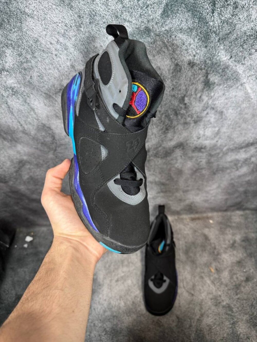 Size 7Y | Jordan 8 Aqua No Box | Pre-Owned